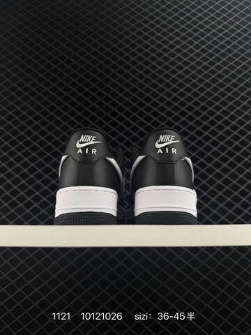 Nike Air Force 1 07 Low Black White EU 36-45 Casual - Unisex (BS-74075)