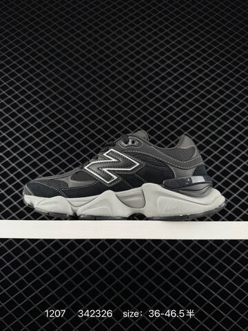 New Balance 9060 Black Dark Grey Light Grey EU 36-46 5 Sneaker - Unisex (BS-82512)