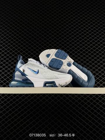 Nike Air Max 270 White Navy Blue Light Blue EU 36-46 5 Running - Unisex (BS-70265)