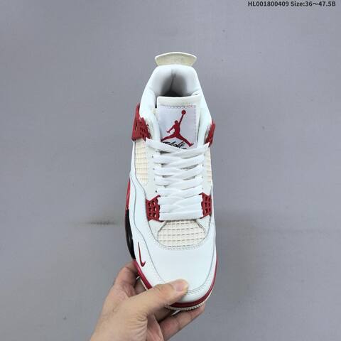Nigel Sylvester x Air Jordan 4 Sail Cinnabar AIR JORDAN 4 Aj4 Lifestyle (BS-66277)