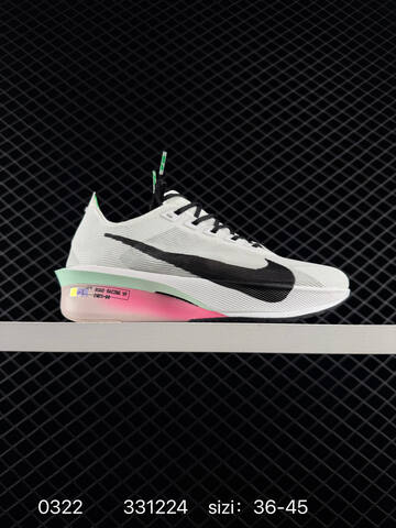 Nike ZoomX Vaporfly NEXT 4 Multi-color White Black White Blue White Pink-green Pink Orange-green EU 36-45 Running - Unisex (BS-72514)