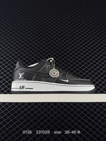 Nike Air Force 1 07 Low White Green Monogram Beige 36-45 5 Lifestyle - Unisex (BS-72940)