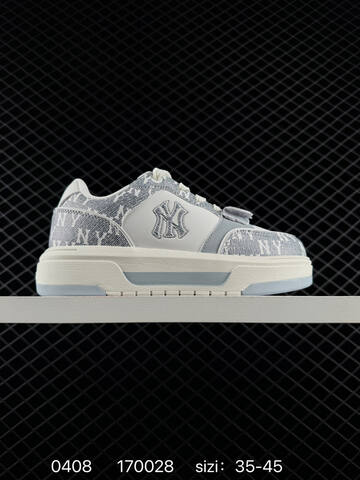 MLB Chunky Liner Denim White Light Blue Off White EU 35-45 Skate Shoe Skate Sneakers - Unisex