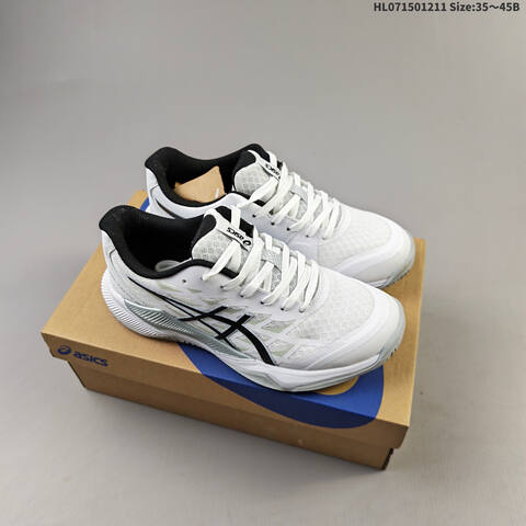ASICS Gel Tactic 12 White Blue Neon Green EU 35 45 Tennis Shoe EU 35-45 Casual Sneakers - Unisex (BS-69170)
