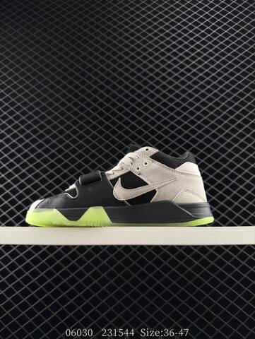Jordan Travis Scott x Jordan Jumpman Jack TR Bright Cactus Black Light Grey Neon Green EU 36-47 Sneaker - Unisex (BS-81120)
