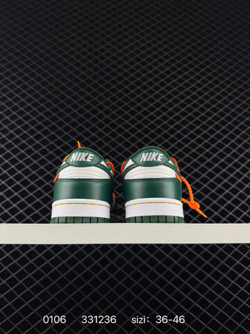 Nike SB Dunk Low Pro Green White Orange EU 36-46 Skate - Unisex (BS-73287)