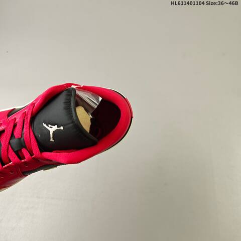 Jordan Air Jordan 1 Low Black Red With Cream Accents EU 36-46 Lifestyle - Unisex BS-63925