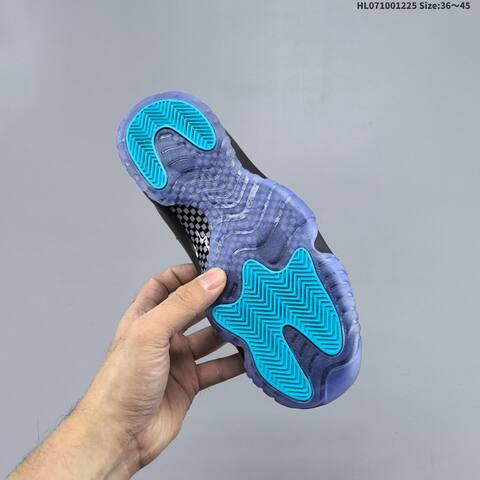 Jordan Air Jordan 11 Retro High Black Blue 36 45 Basketball - Unisex (BS-67275)