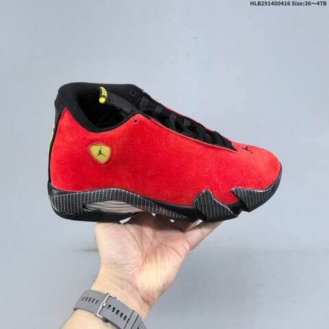 Jordan Air Jordan 14 Retro Bred White Black Red EU 36-47 Basketball - Unisex (BS-66164)