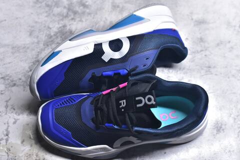 On The Roger Pro Navy Blue White Cyan Pink EU 36-47 Tennis Shoe Casual Sneakers Unisex BS-59561