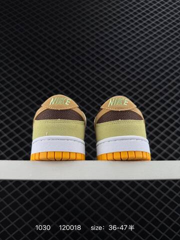 Nike SB Dunk Low Olive Green Brown Tan Yellow EU 36-47 Skate - Unisex (BS-74473)