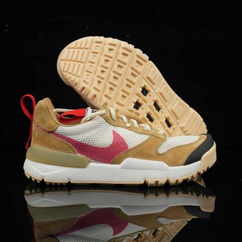Nike Tom Sachs x Nike Craft Mars Yard Shoe 3 0 White Tan Red Trail (BS-87042)