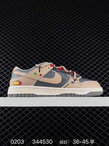 Nike Dunk Low SB Blue Gray Yellow Pink EU 36-45 Skate - Unisex (BS-72841)