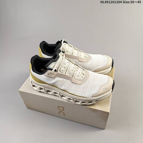 On Cloudmonster Void Cream Beige Black EU 36-45 Running Shoe Running Sneakers - Unisex (BS-69752)