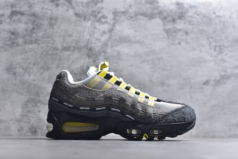 Nike Air Max 95 Grey White Black Yellow Sneaker (BS-59638)