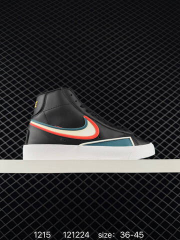 Nike Blazer 77 Infinite Black White Red Teal EU 36-45 Lifestyle - Unisex (BS-73683)