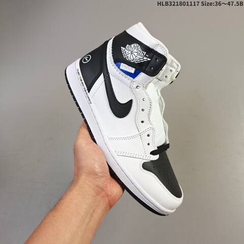 Jordan Air Jordan 1 Retro High OG White Black Grey EU 36-47 5 Basketball - Unisex (BS-63565)