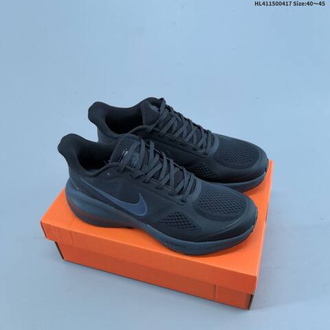 Nike Air Zoom Winflo ZoomX Black White Blue Silver EU 40-45 Running Shoe - Men's (BS-60669)