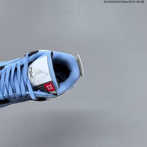 Jordan Air Jordan 4 Retro Light Blue Black White 35 5 48 5B Basketball - Unisex BS-67273