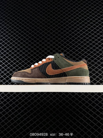 Nike SB Dunk Low Brown Tan Olive Black White EU 36-46 Skate - Unisex (BS-69871)