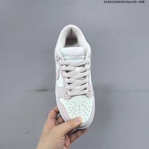 Nike Dunk Low Light Pink White 35-40 Casual - Unisex (BS-66114)