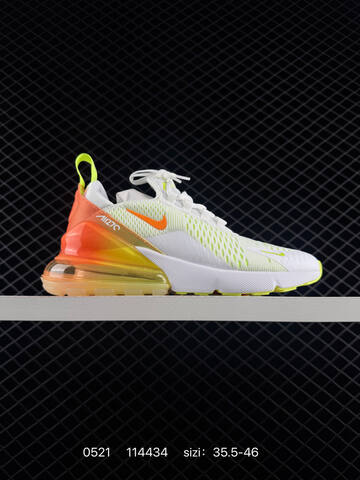 Nike Air Max 270 Black White Red Orange Yellow EU 35 5-46 Running - Unisex (BS-71315)