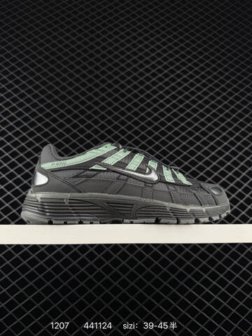 Nike P-6000 Black Anthracite With Mint Green EU 39-45 Running - Unisex (BS-73822)
