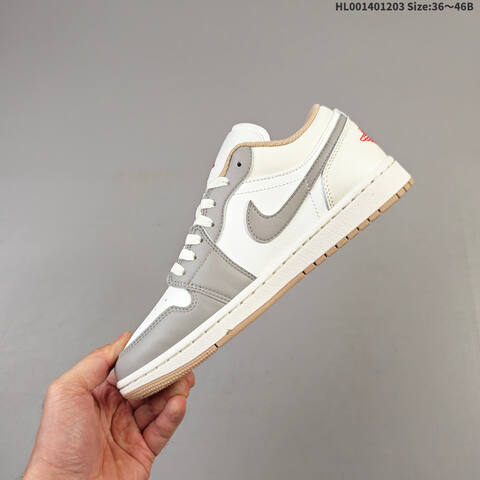 Air Jordan 1 Low Sail AIR JORDAN 1 Aj1 Lifestyle (BS-67558)
