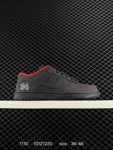 Nike SB Dunk Low Pro Black Red EU 36-46 Skate - Unisex (BS-74267)