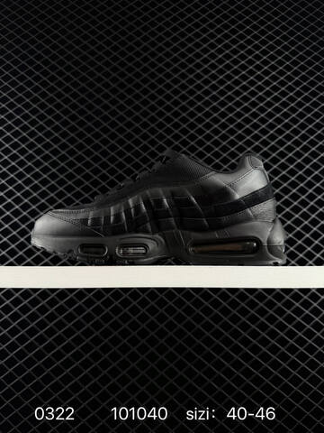 Nike Air Max 95 Triple Black EU 40-46 Lifestyle - Men's (BS-72523)