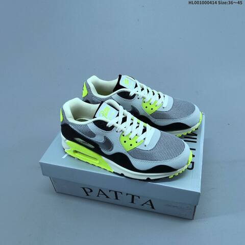 Nike Air Max 90 Black White EU 36-45 Running Shoe - Unisex (BS-60745)
