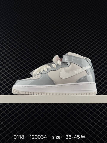 Nike Air Force 1 07 Grey White EU 36-45 Lifestyle - Unisex (BS-73088)