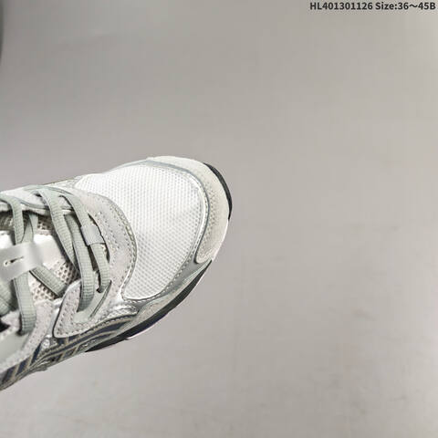 ASICS GEL-NYC AHAR 1203A571-100 Silver White Dark Grey Black Red EU 36-45 Running Shoe Running Sneakers - Unisex (BS-69226)