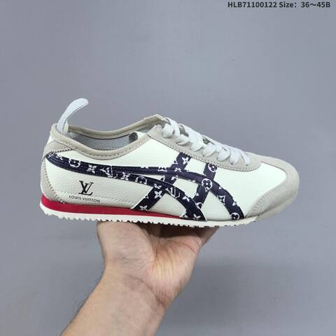 Onitsuka Tiger MEXICO 66 DIY DL408 147 Cream White Purple EU 36-45 Sneaker Casual Sneakers - Unisex (BS-69044)