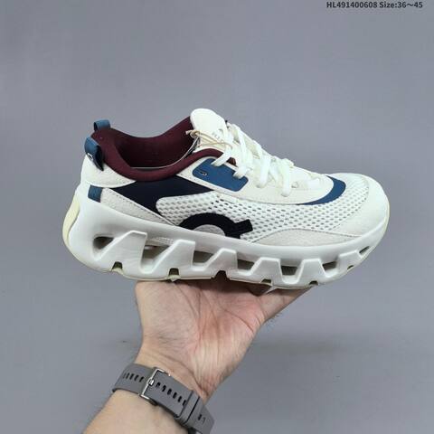 On Cloudswift K-Tech 2 Kith Dark Green Cream Burgundy White EU 36-45 Running Shoe Running Sneakers - Unisex (BS-69498)