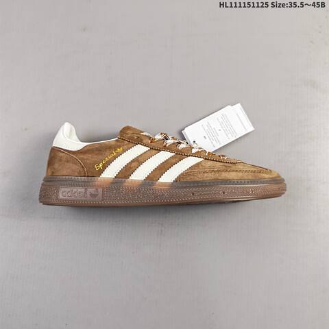 Adidas Handball Spezial Brown White Gum EU 35 5-45 Sneaker Unisex BS-65450