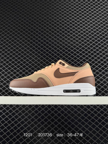 Nike Air Max 1 Premium Peach Tan Brown EU 36-47 5 Lifestyle - Unisex (BS-73901)