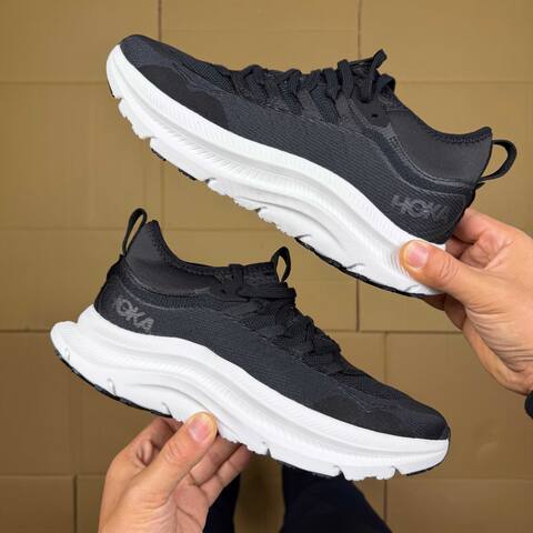 HOKA Kawana Black White Running Shoe Running Sneakers (BS-86900)