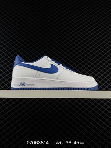 Nike Air Force 1 07 Low White Blue EU 36-45 Lifestyle - Unisex (BS-70385)