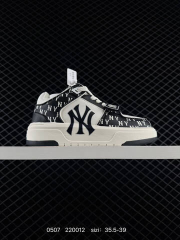 MLB Chunky Liner Basic Off White Black EU 35 5-39 Skate Shoe Skate Sneakers - Women s