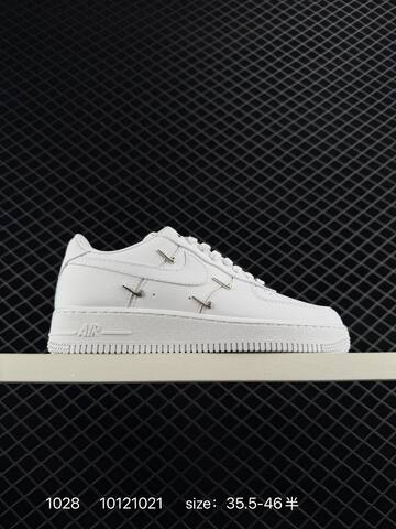 Nike Air Force 1 Low White Blue Silver 35 5-46 5 Lifestyle - Unisex (BS-74501)