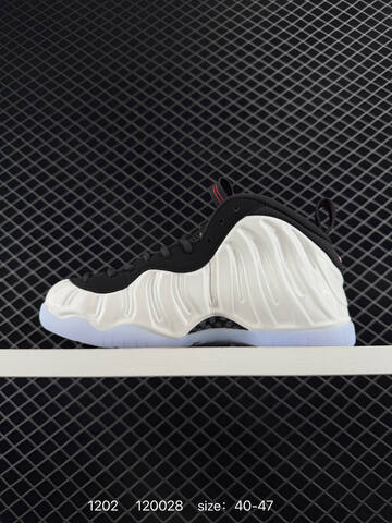 Nike Air Foamposite Pro White Black Red EU 40-47 Basketball - Men's (BS-73890)