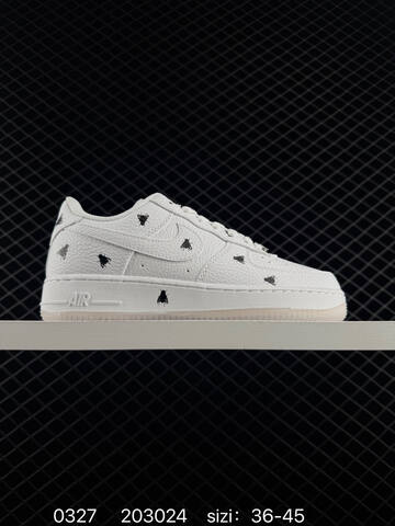 Nike Air Force 1 07 White Black EU 36-45 Skate - Unisex (BS-72408)