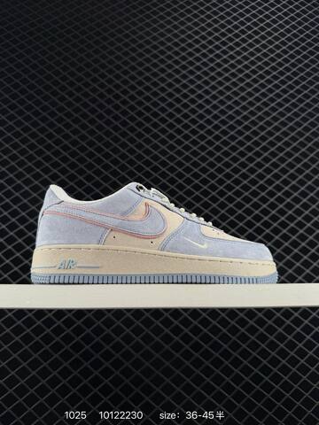 Nike Air Force 1 07 Beige Light Blue EU 36-45 5 Lifestyle - Unisex (BS-74583)