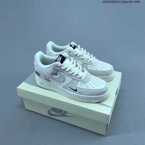 Nike Air Force 1 07 LV8 White Navy Red EU 36-45 Sneaker - Unisex BS-61859