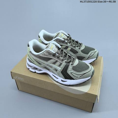 ASICS GEL-KAYANO 14 Silver Black Cream EU 36-46 5 Running Shoe Running Sneakers - Unisex (BS-69118)