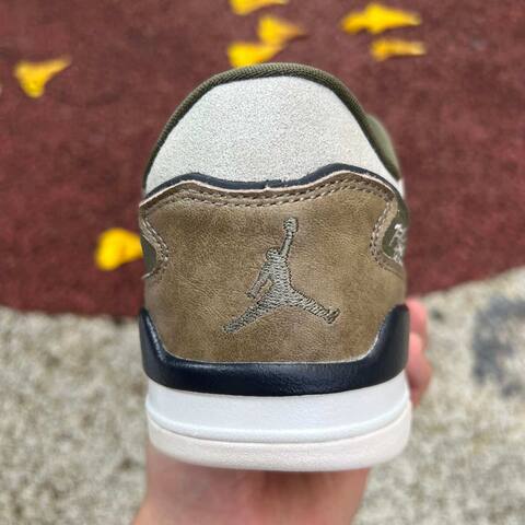 Jordan Flight Court SP HF3255 301 White Olive Brown Grey EUR 41 Sneaker - Men's (BS-87242)
