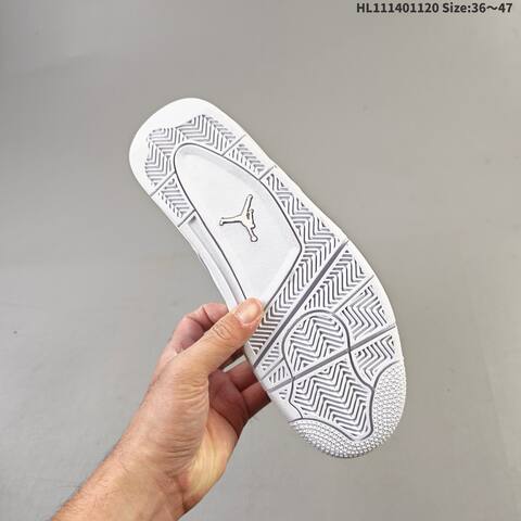 Jordan Air Jordan 4 Retro White 36 47 Basketball - Unisex (BS-63371)