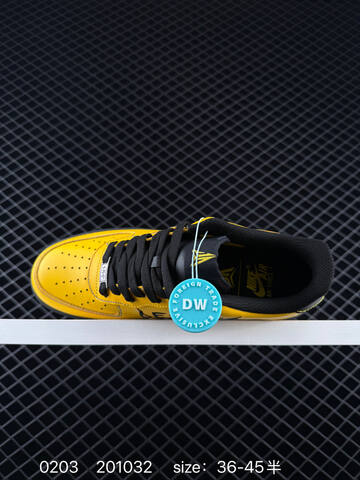 Nike Air Force 1 07 Low GX Yellow Black EU 36-45 Lifestyle - Unisex (BS-72838)