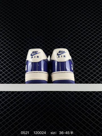 Nike Air Force 1 07 Navy Blue Cream White EU 36-45 Skate - Unisex (BS-71329)